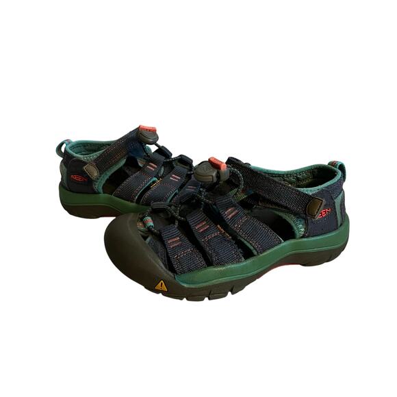 Keen Sandals Toddler 13 Newport H2 Waterproof Hiking Blue Pink Round Toe Comfort - Picture 1 of 4